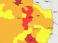 وضعیت کرونایی سبزوار نارنجی شد